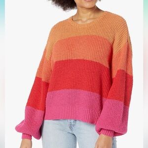 Show me your mumu pismo sunrise rainbow sweater